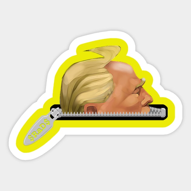 President in my pocket - £RichAnotherDay$ Sticker by RichAnotherDay